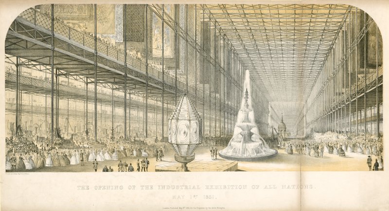 Åbningen af den store udstilling, 1851 af English School
