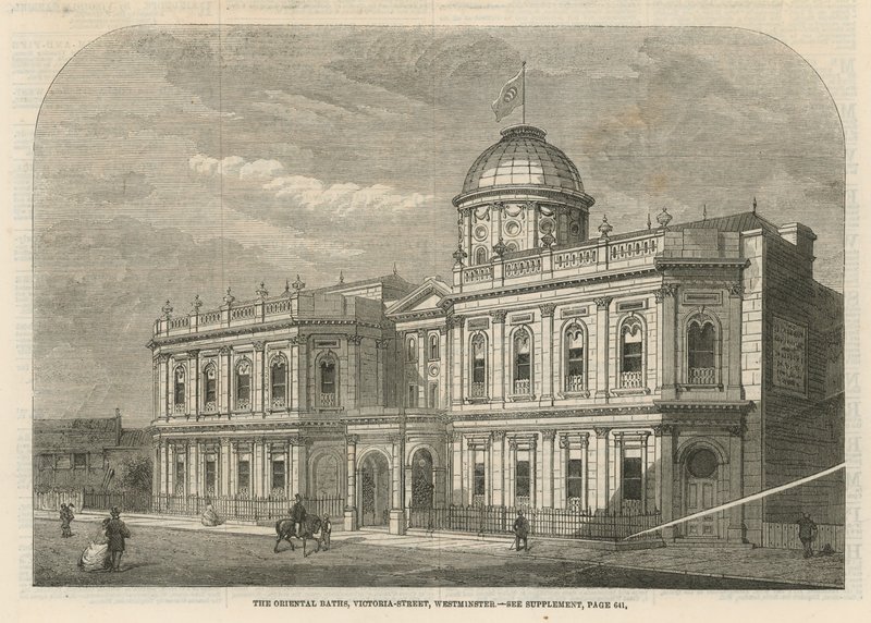 The Oriental Baths på Victoria Street af English School