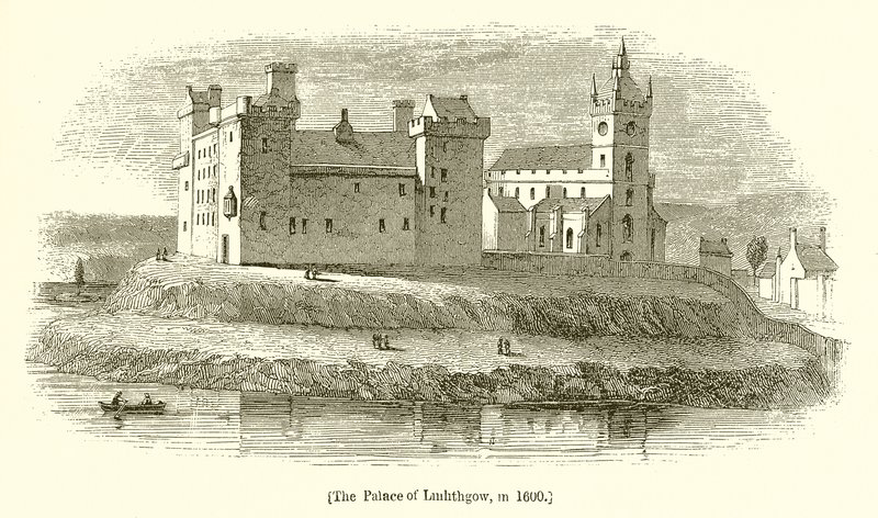 Linlithgow-paladset i 1600 af English School