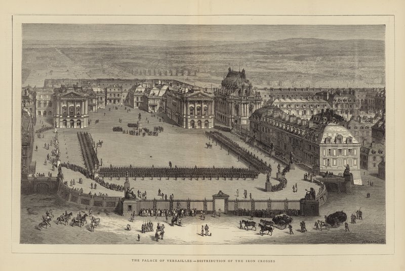 Slottet i Versailles - Uddeling af jernkorsene af English School