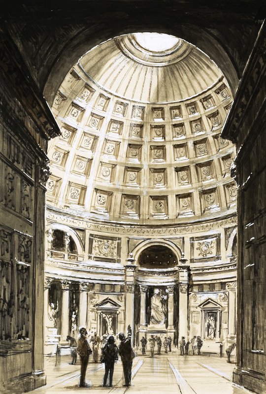 Agrippas Pantheon af English School