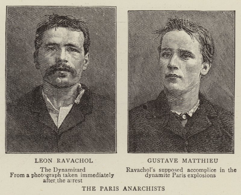 Paris-anarkisterne (gravering) af English School