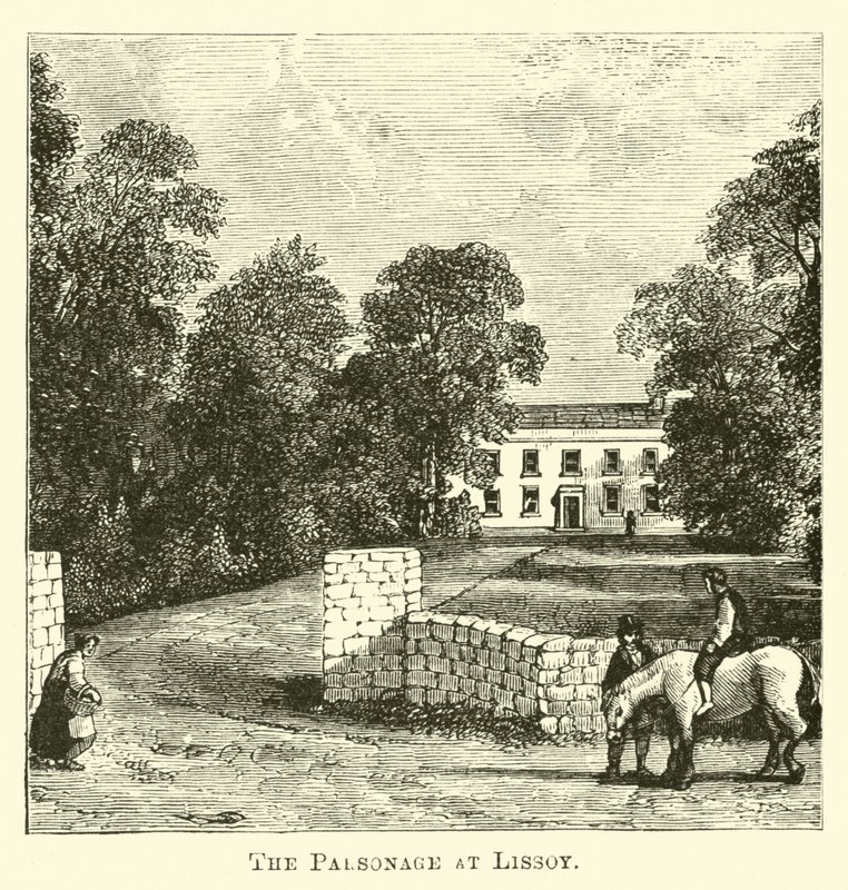 The Parsonage at Lissoy  af English School