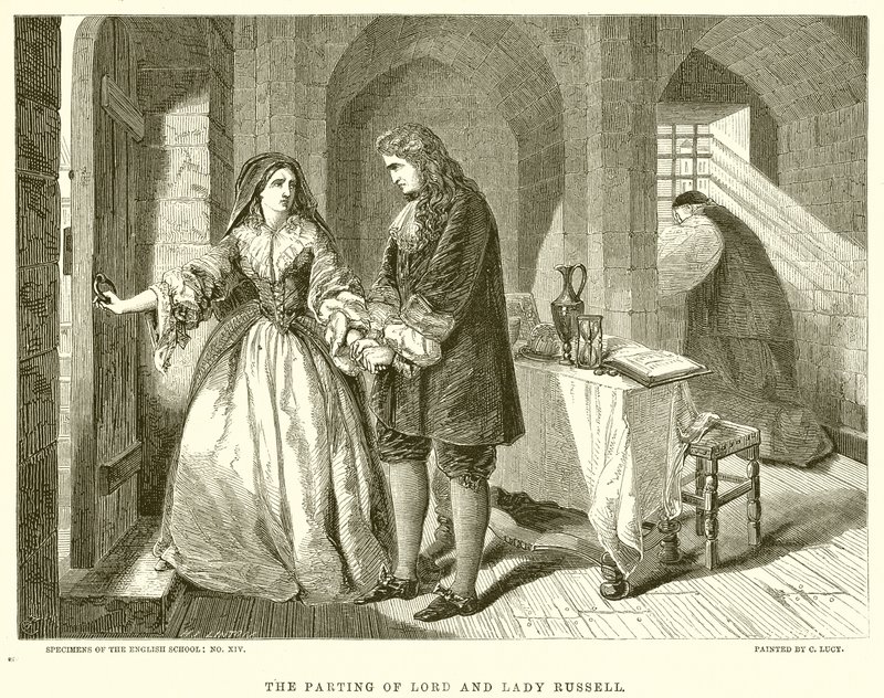 Afskeden mellem Lord og Lady Russell af English School