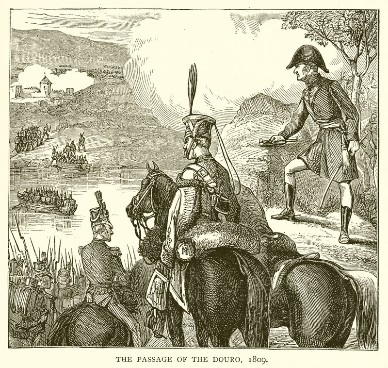 Passagen af Douro, 1809 af English School