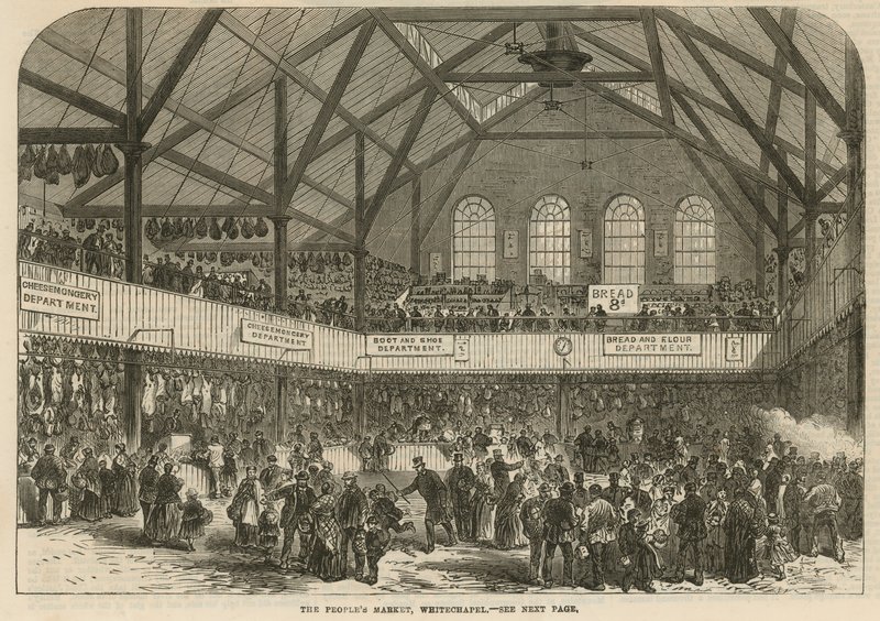The Peoples Market, Whitechapel, London af English School