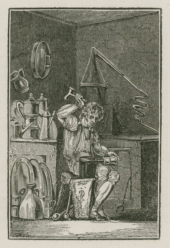 The Pewterer (gravering) af English School