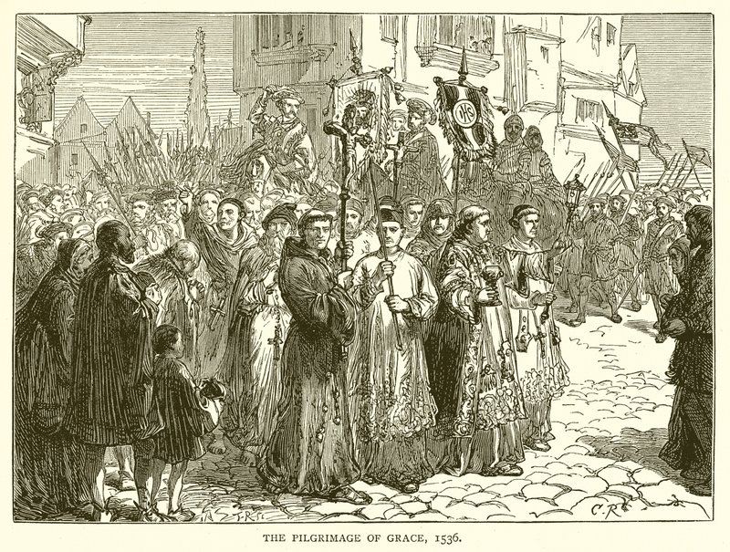 The Pilgrimage of Grace, 1536 af English School