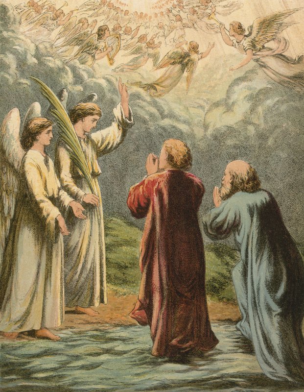 Pilgrimmene krydser floden af English School