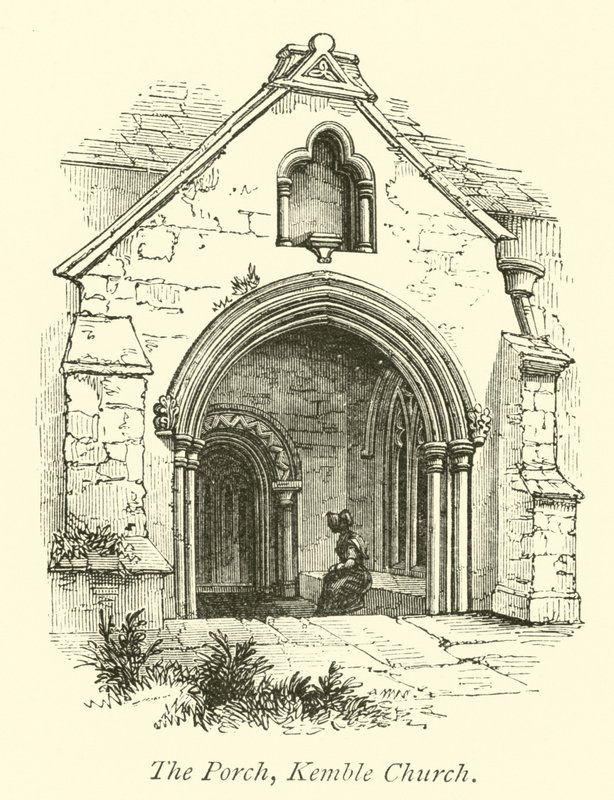 Våbenhuset, Kemble Kirke af English School