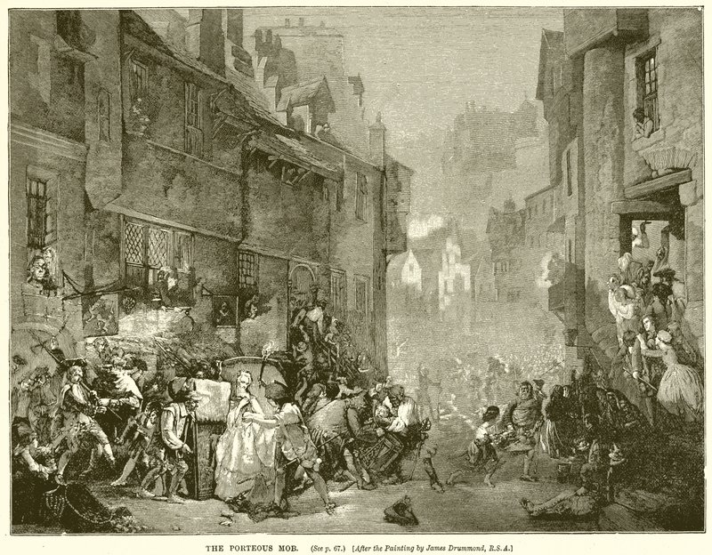 Den porteous Mob af English School