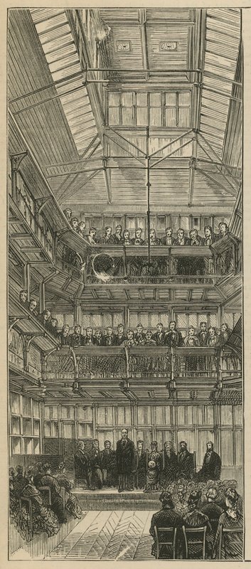 Prinsen af Wales åbner de nye bygninger på St Bartholomews Hospital af English School