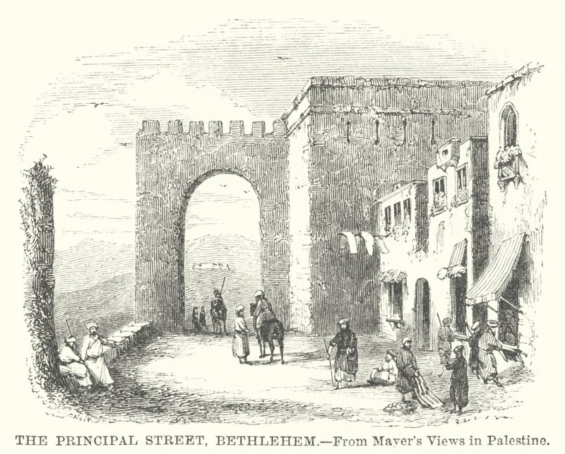 Hovedgaden, Betlehem (gravering) af English School