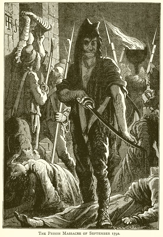 Fængselsmassakren i september 1792 af English School