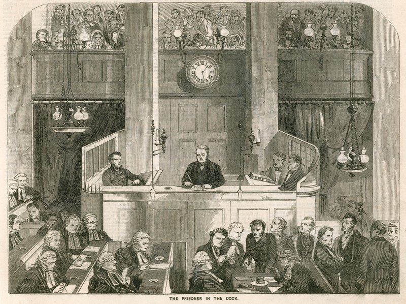 Fangen i dokken, den gamle Bailey af English School