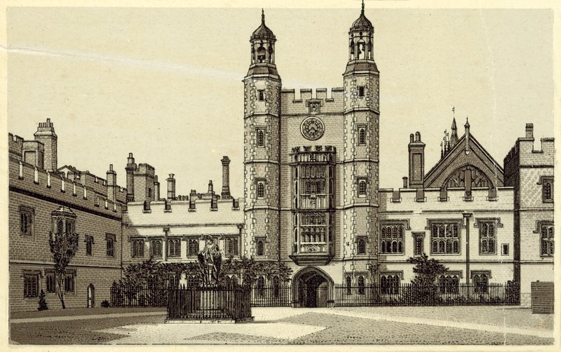 Firkanten, Eton College (litografi) af English School