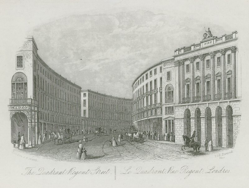 The Quadrant, Regents Street, London af English School