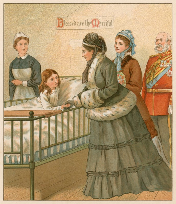 Dronningen på London Hospital af English School