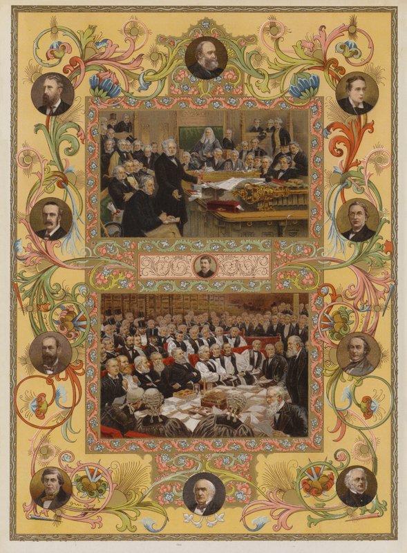 Dronningens jubilæum (chromolitho) af English School