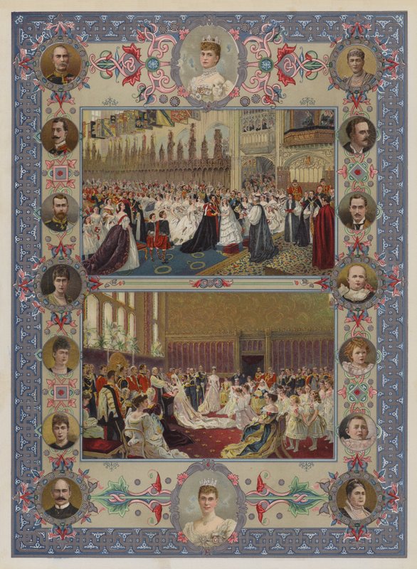 Dronningens jubilæum (chromolitho) af English School