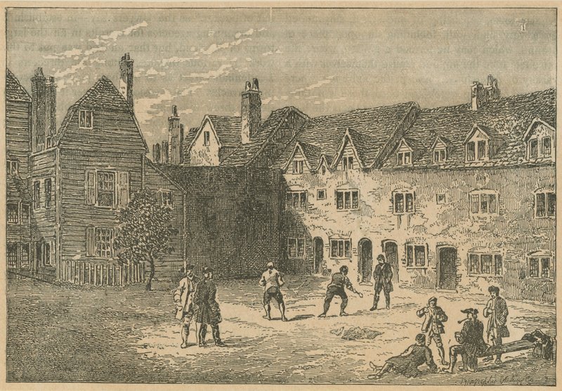 Ketsjetretten i Marshalsea-fængslet af English School