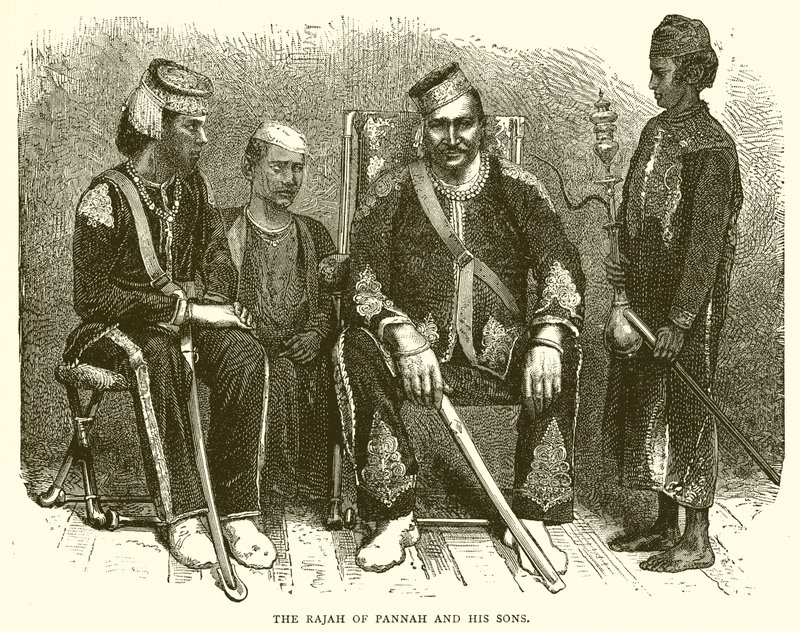 Pannahs Rajah og hans sønner af English School