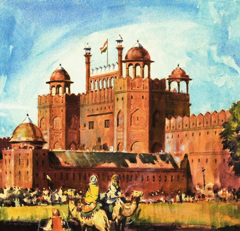 Det Røde Fort, Delhi af English School