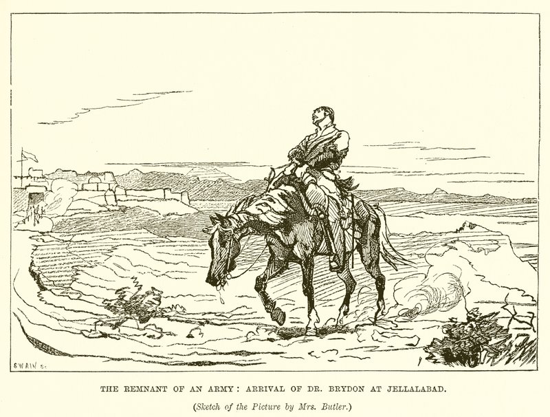 The Remnant of an Army: Dr. Brydons ankomst til Jellalabad af English School