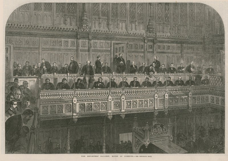 The Reporters Gallery, House of Commons af English School