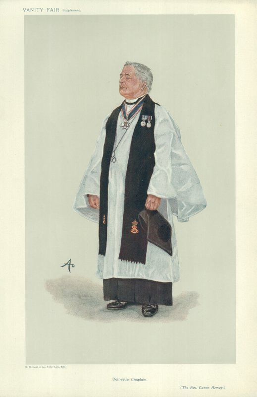 Rev Canon Frederick Alfred John Hervey af English School