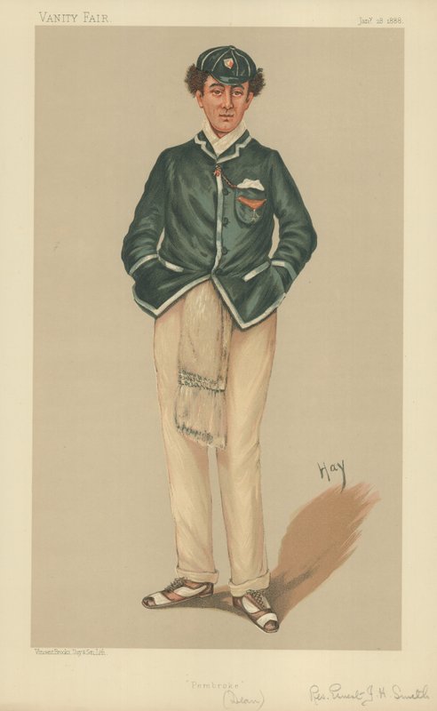 Rev Ernest John Heriz Smith MA, Pembroke, 28. januar 1888, Vanity Fair tegneserie af English School