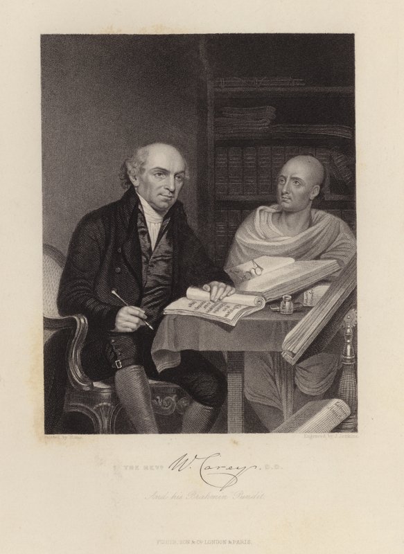 Pastor W Carey og hans Brahmin-ekspert af English School
