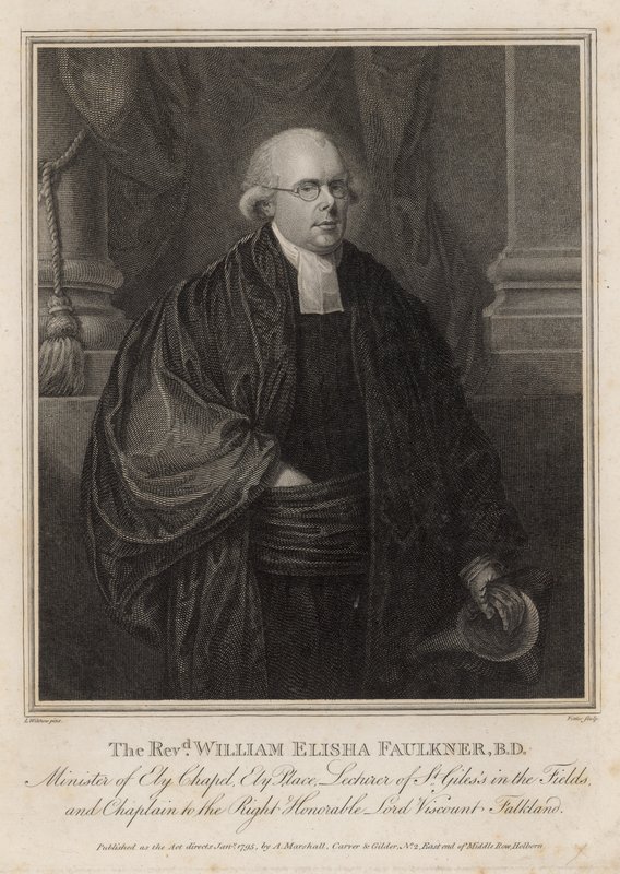 Pastor William Elisha Faulkner, minister for Ely Chapel, Ely Place, London af English School