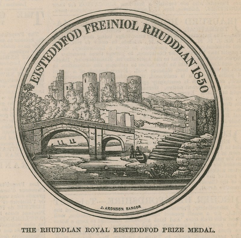 Rhuddlan Royal Eisteddfod Prize-medaljen af English School