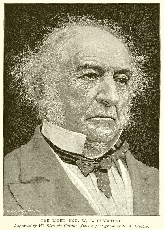Den højre Hon. VI. Gladstone af English School