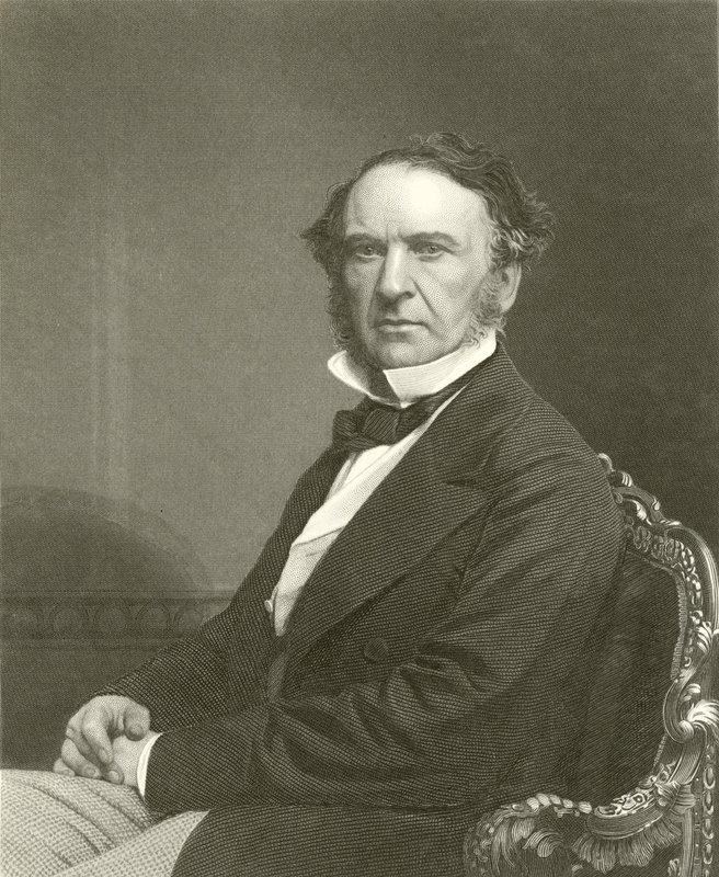 Den rigtige ærede William Ewart Gladstone af English School