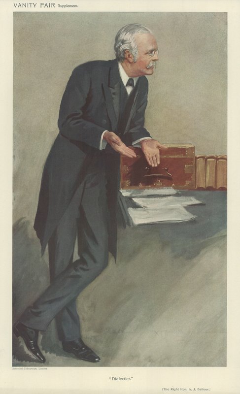 Den ærede A J Balfour, af English School