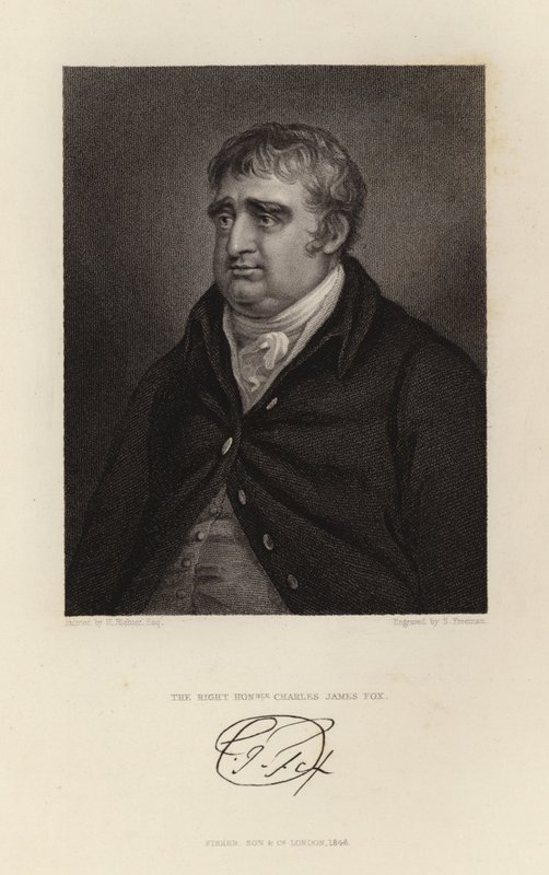 Den rigtige ærede Charles James Fox af English School