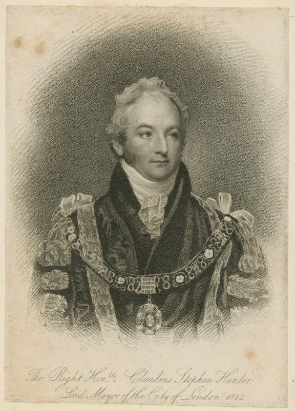 Højre ærede Claudius Stephen Hunter, overborgmester i London af English School