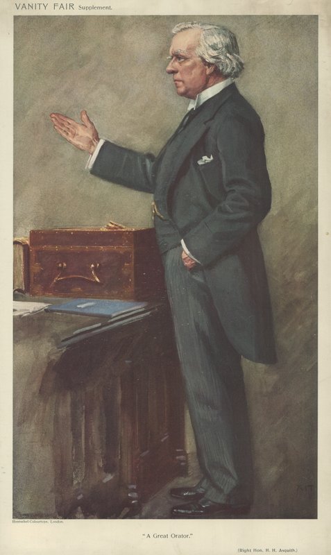 Den ærede Herbert Henry Asquith af English School