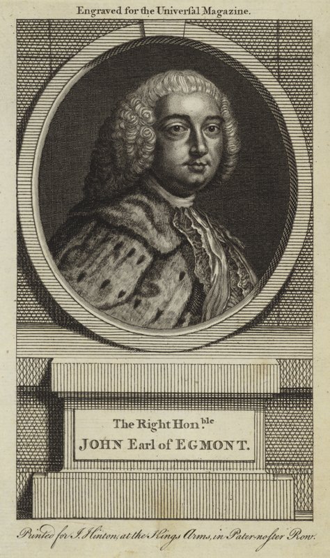 Den ærede John Jarl af Egmont af English School