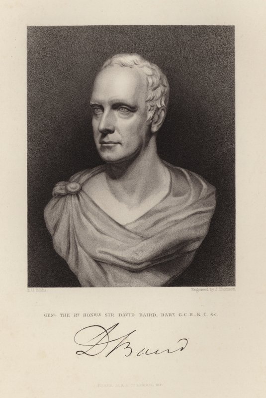 Den højre ærede Sir David Baird af English School