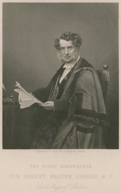 Højre ærede Sir Walter Carden, overborgmester i London af English School