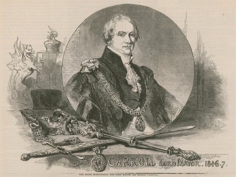 Den rigtige ærede overborgmester Sir George Carroll af English School