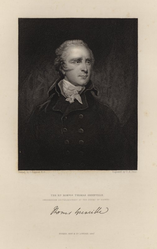 Højre ærede Thomas Grenville af English School