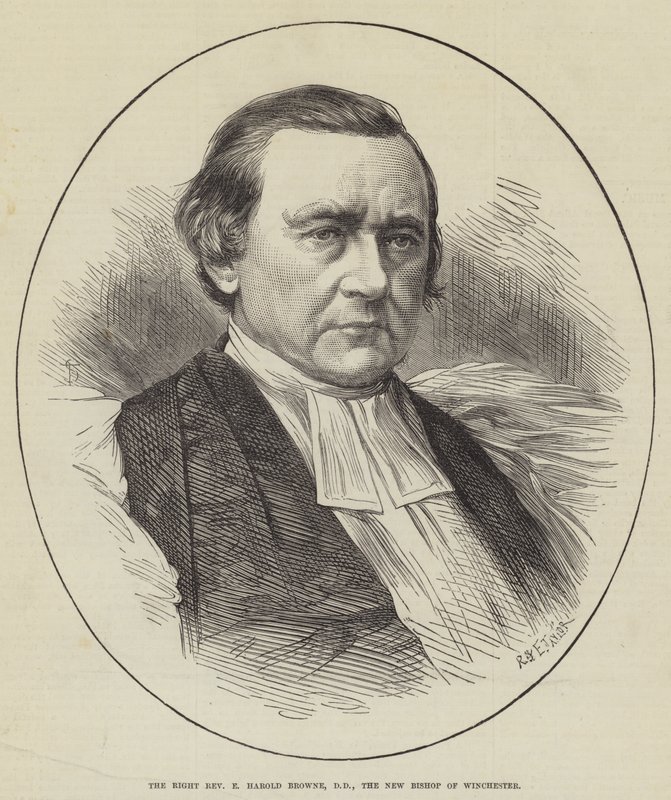 Den højre pastor E Harold Browne, DD, den nye biskop af Winchester (gravering) af English School
