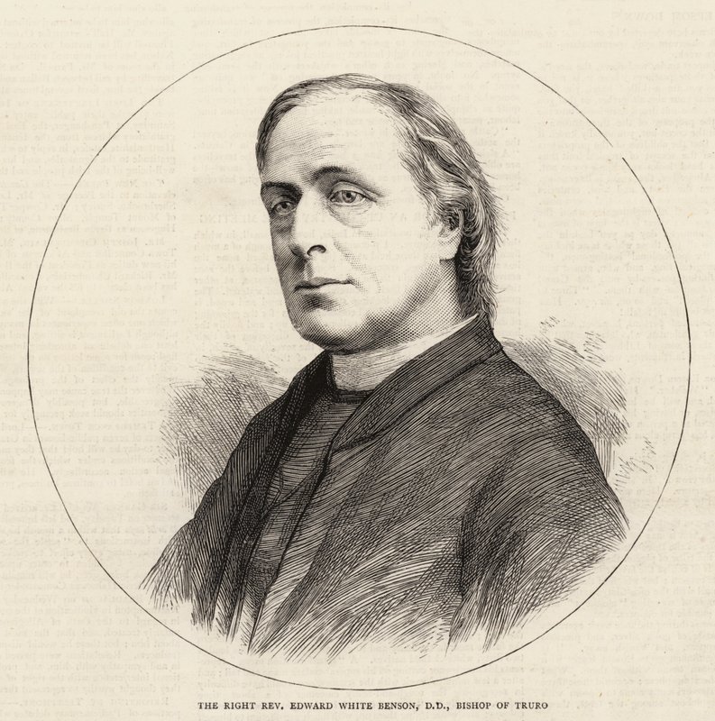 Den højærværdige Edward White Benson, DD, biskop af Truro (gravering) af English School