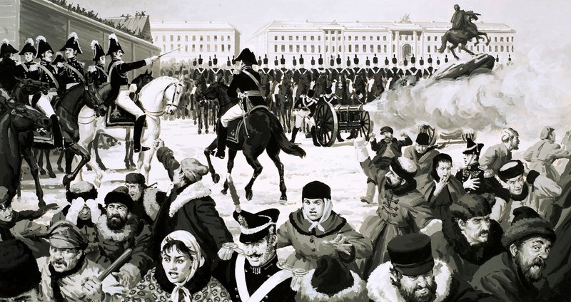 The Rise and Fall of the Romanovs: The Wars with the West (gouache på papir) af English School