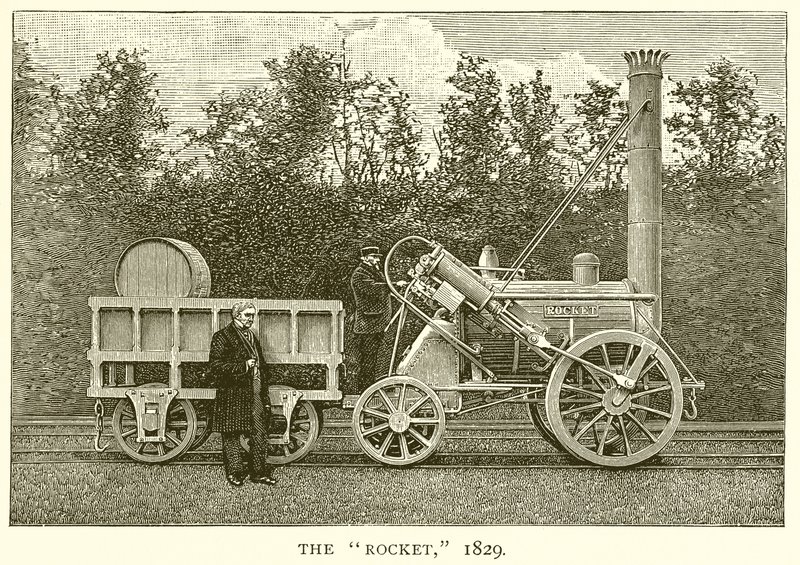 Raketten, 1829 af English School
