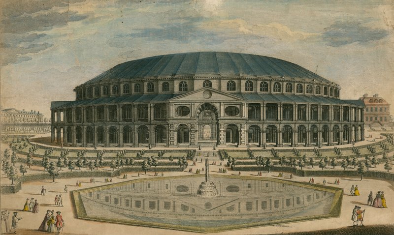 Rotunda House and Gardens i Ranelagh, London af English School
